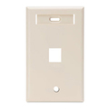 Leviton Number of Gangs: 1 High-Impact Plastic, Light Almond 42080-1TS